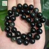 Bracelets 4/6/8/10/12/14mm Natural Black Obsidian Stone Round Beads for Jewelry Making Diy Bracelet Earrings Accessories 15" Strand