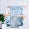 Swings Jumpers Bouncers Swing Chair Hanging Outdoor Toy Children Hammock Indoor Garden Dormitory Bedroom Swinging Basket Kid Rocking D Dhypg