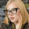 Sonnenbrillenrahmen Vintage Anti Blue Light Gläser Kunststoff Cat Eye Frauen Brillen 2024 Kleine Rahmen Brillen Großhandel