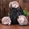 Chaveiros Pretyzoom Chaveiro Hedgehog Plush Chaveiro Cute Stuffed Animal Anéis Mochila Clips Sacos Pendurados Pingente