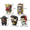 Block MOC Apex Legends Rolle Bloodhound Caustic Horizon Mirage Seer Bricks Game Model Rollbyggnadsblock Mini Figur Toy For Gifts 240120