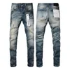 Paarse jeans religie denim broek heren jeans ontwerper Jean Men Black broek hoogwaardige kwaliteit rechte ontwerp retro streetwear casual zweetbroek ontwerpers jogg