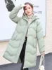 Vrouwen Trenchcoats Vrouwen Mid Parka Jas Herfst Winter 2024 Koreaanse Mode Lange Mouw Lace Up Jassen Dames Casual