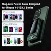 Cell Phone Power Banks Wireless Fast Charger For Magsafe Magnetic Power Bank Portable External Auxiliary Battery Pack for 13 14 12