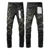 jeans viola jeans firmati per uomo jeans di marca viola buco moto skinny Trendy buco patchwork strappato tutto l'anno gambe slim Sdouc 29-40