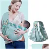 Nośniki plecaki plecaki nosiciela dla niemowląt oddychające naturalne opakowanie noworodki miękkie bawełniane pielęgnacja er mti-funkcjonalna piersi dhpzg
