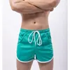 Cuecas homens esportes boxer shorts calças de fitness confortável pele amigável praia macia primavera natação arro