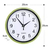 Relógios de parede Relógio silencioso número redondo para decoração de escritório em casa não-ticking 8 polegadas pendurado cozinha ao ar livre