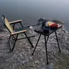 Lägermöbler fällbara picknickbord justerbar höjd utomhus aluminiumlegering taktisk för inomhus BBQ vandring