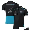 Vêtements de moto T-shirt de l'équipe F1 Nouvelle chemise co-marquée Mens Racing Series Sports Top Drop Livraison Automobiles Motos Accessoire Otjvp