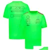 Motorcykelkläder 2023 F1 T-shirt Forma 1 Racing Team Shirt Motorsport bilfans T-shirts Mens Womens Sport Fashion O-Neck Tops Drop D Otnw1