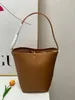 Luxury Bucket Bag Luxurys Bolsas Designers Moda Couro Macio Preto Marrom Alta Capacidade Múltiplas Cores Bolsas De Ombro Mulher Bolsas Walllets Lady Bags 10A Bag