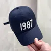 Ball Caps Unisexe Hat Cotton 1987 Broided Baseball Cap Youth Fashion Snapback Bone Street Hip Hop Gorras Hombre