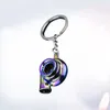 Keychains Auto Parts Metal Key Chain Keychain Charming Polished Ring Manual Keyfob KeychainsPendant Crafts Decor For
