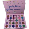 Palette de fards à paupières imperméable de 30 couleurs Happy Unicorn paillette Party Paille Eye Pressed Powder Makeup9686059