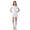 Ensembles actifs 2024 robe de Tennis Lu peluche balle sport plissé Golf ensemble deux pièces pour femmes