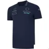 オートバイアパレルF1 2023チームトレーニングジャージーレーシングドライバーブルーTシャツフォーマ1ファンシャツ夏の極端なスポーツ愛好家T-OTEL5