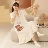 Koszeczka dla kobiet Koszeczka Kobieta Summer Korean Sweet Girl Dressing Drukowanie swobodne koszulki nocne plus rozmiar 4xl bawełniane sukienki nocne