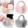 Cycling Caps Adjustable Warmer Foldable Solid Color Earflaps Ear Cover Women Earmuffs