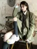 Комплекты одежды 2024, корейская мода, ретро, свободный стиль, пиджак с длинными рукавами, женская тонкая шикарная плиссированная юбка, комплект из двух частей, униформа Jk Set W101