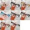 Solglasögon Fashion Blue Light Blocking Glasses Ins Style Filter UV Computer Gelgasses Optisk glasögonram för kvinnor