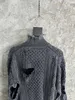 Winter neueste Mode Herren Luxus-Designer-Pullover mit Lochdekoration – Oberteile hochwertiger Herren-Pullover in US-Größe