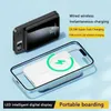Banche di alimentazione per telefoni cellulari 50000mAh Power Bank per Macsafe Caricabatterie wireless Qi con ricarica magnetica super veloce per Samsung 15 14 13