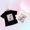 Baby cartoon mouse Designer Clothes T-Shirts Fashion Girls Boys Short-Sleeved Tops Big Kids Versatile INS Letter Summer Simple Style Tees size 100cm-160cm5201542