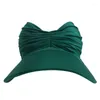 Berets Damen-Sonnenblenden-Hüte, einfarbig, UV-Schutz, oben offene Kappen, lässig, breite Krempe, Strand, für Outdoor-Sportarten