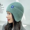 Berretti addensare all'aperto inverno guida fiore lavorato a maglia cappello frangivento con paraorecchie donne cappelli bomber berretti coreani paraorecchie