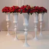 White wedding centerpieces Metal Vase for Wedding Event Decorations Table Centerpiece Flower Stand gold silver black white 334daotude