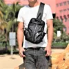 Sac à bandoulière imperméable de Style coréen pour jeunes hommes, nouveau sac de poitrine plié tendance, loisirs multifonctionnel, petit sac à bandoulière