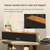 Soundbar Houten Retro Draagbare Bedrade Bluetooth-luidspreker TV Computer 360 Stereo HIFI Dubbele luidspreker Zware bas Echo Muur Desktopluidspreker