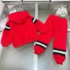 New baby Tracksuits girl boy Cartoon animal pattern printing Hoodie set Size 100-150 designer pullover and pants Jan20