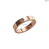 Rings Tiffanyitys Band home Hree Diamond Ring Men's and Women's Fashion Simple Couple's Pla ed 18 Rose Gold I anium s EEL Chris Mas gif Geb2