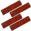 Baguettes 4 pièces porte-baguettes en bois dessin animé vaisselle créative (couleur de laque de surface concave cylindrique) 4 pièces support japonais de repos