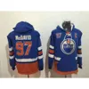 97 Connor Mcdavid Edmonton Oilers 29 Leon Draisaitl 44 Zack Kassian 99 Wayne Gretzky Hoodie Sweater Hockey Jerseys 8982