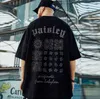 Männer T-shirts China-chic Oversize Kurzarm Brief T-shirt Männlich Plus Fett Größe Liebhaber Bf Lose Halb Trend