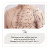 Modello da 121 cm con punti cinesi Corpo umano Agopuntura Moxibustione Manichino in silicone Attrezzatura didattica medica cinese