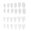 Nail Gel Various Sizes False Tips Ultra Thin Breathable Art Display For Salon Clear