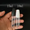 Toptan iğne şişesi plastik uzun ince uç PET ELIQUID 10 ml 15ml boş E Boş E sıvı suyu damlalık şişeleri yağ ll için çocuk geçirmez kapaklı