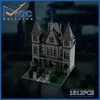 Конструкторы 1812 шт. Классические сцены из фильма MOC Malfoy Manor Модель Building Block DIY Сборка Кирпичи Игрушка для детей MOC-94689 240120