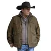Spring And Autumn Seasons European And American New Fashion Solid Color Multi Pocket Single Breasted Jacket Men's Coat