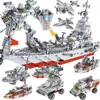 Blocos compatíveis militar ww2 navio da marinha modelo de construção blocos de guerra armas tijolos moc brinquedos para o presente do miúdo 240120