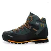 Boots Big Size Men Warm High Quality Winter Genuine Leather Shoes Non-slip Outdoor Waterproof Top Sneakers For