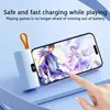 Cell Phone Power Banks 30000mAh Power Bank Fast Charging Emergency External Battery Digital Display Built-in Data Cable Plug And Play For iPhone Type-c