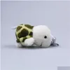 Plush Keychains P Green Sea Turtle Stuffed Animal Backpack Clip Toy Keychain 230921 Drop Delivery Toys Gifts Animals Pendant Dhyd0