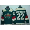 Outlet di fabbrica Uomo S Minnesota Wild # 7 Cullen # 9 Mikko Koivu Clutterbuck # 22 Niederreiter Verde Rosso Bianco Maglie da hockey su ghiaccio 2866