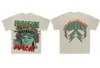 Erkek Tişörtler Amerikan Retro Street Liberty Baskı Kısa Kollu T-Shirt Y2K Goth Harajuku Moda Çift Sıradan Gevşek Büyük Boyut Üst J240120