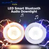 Speakers LED Smart Music Lamp Intelligent Background Music Light Ceiling Speakers With Adjused Lights Smart Bluetooth Downlight Speaker